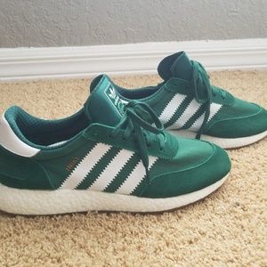 Rare Green Adidas Iniki sz 11